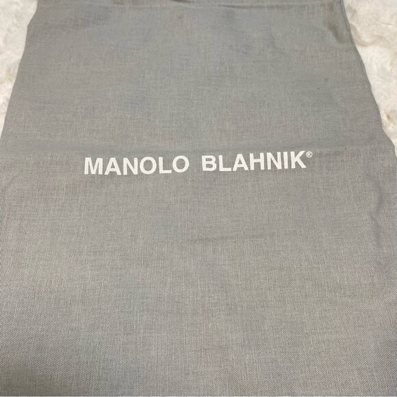 Manolo Blahnik Multicolor Floral Print Satin Pointed Toe Pumps Heels Size 39.5 - Picture 16 of 16